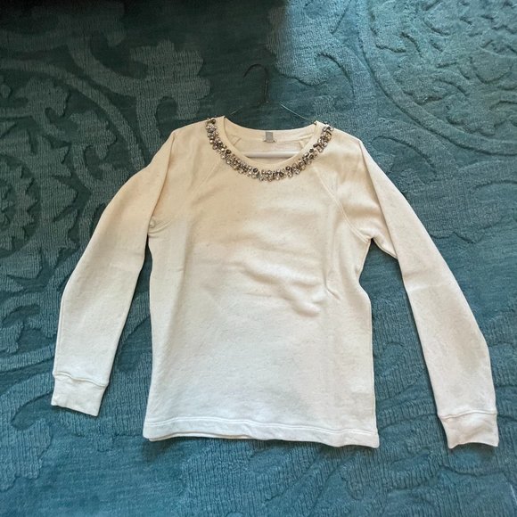 J. Crew Sweaters - J.Crew Sweater with Neck Embellishment Size S